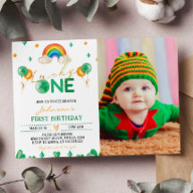 Afortunado One St Patrick's Boy Invitación de prim