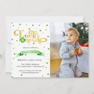 Afortunado   Primer cumpleaños del Día de San Patr