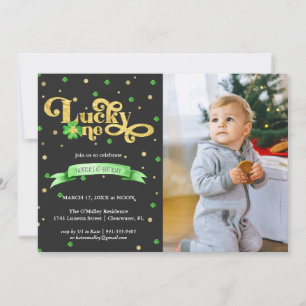 Afortunado   Primer cumpleaños del Día de San Patr