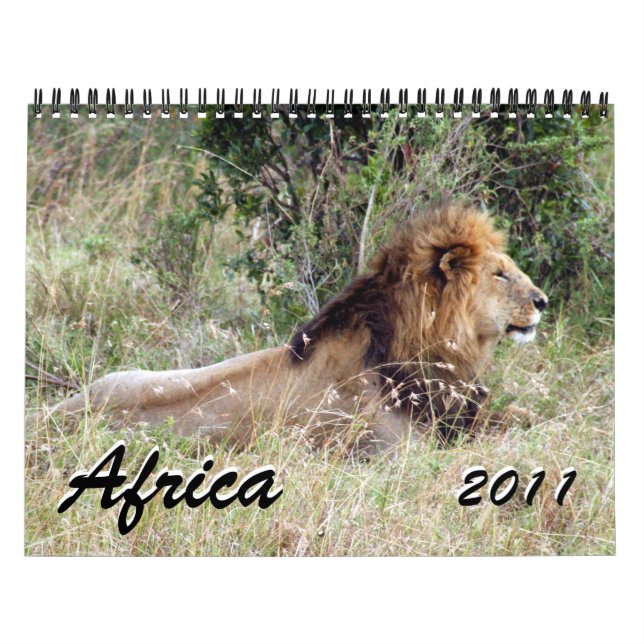 África 2011 calendario de 15 meses (Tapa)