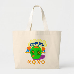 África. Bolsa de mano de fruta de olivo hermosa