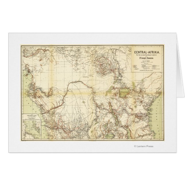 África CentralMapa panorámicoÁfrica Central (Anverso (Horizontal))