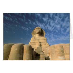 África, Egipto, El Cairo, meseta de Giza. Esfinge