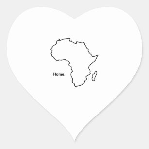 África es Pegatina de casa