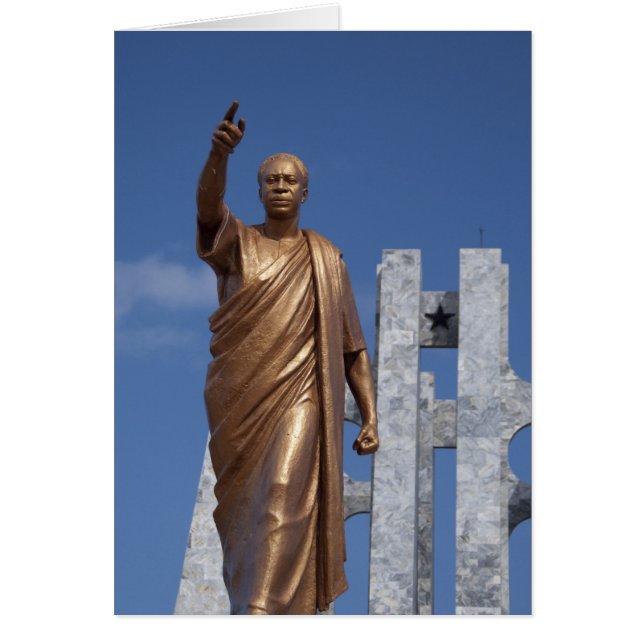 África, Ghana, Accra. Mausoleo Nkrumah, final (Frente)