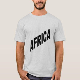 ÁFRICA gris de la camiseta