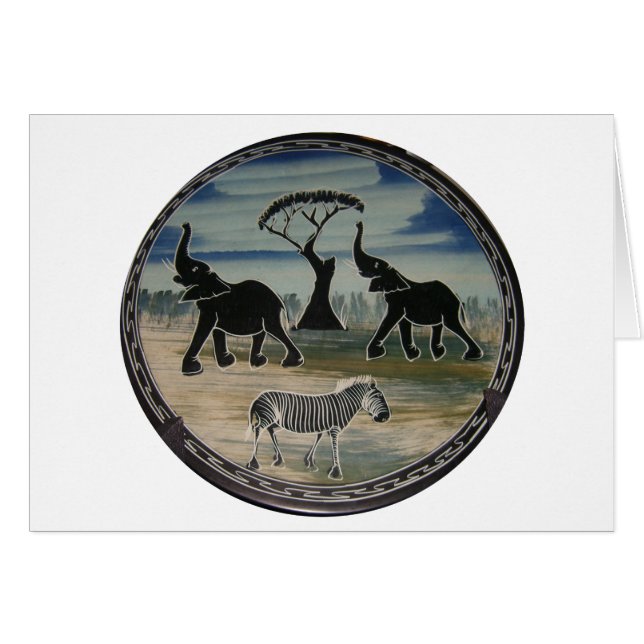 África Kenia Hermosa Vida Silvestre Elegante (Anverso (Horizontal))