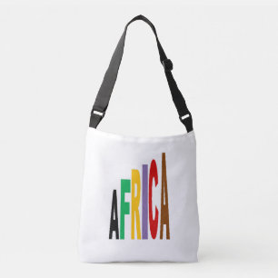 ÁFRICA MEDIA DE DISEÑO DE Bolsa Corporal Cruzada