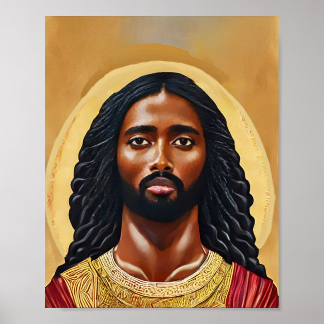 África negra Jesucristo Arte Religioso (Frente)