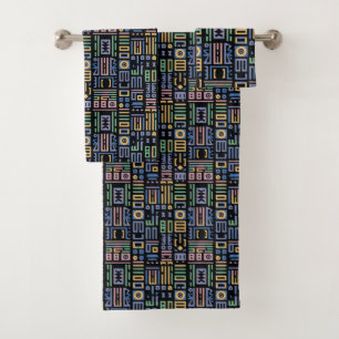 África Patrón de manto arte moderno abstracto 1