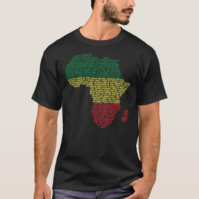África por la camiseta clásica de Toto (Anverso)