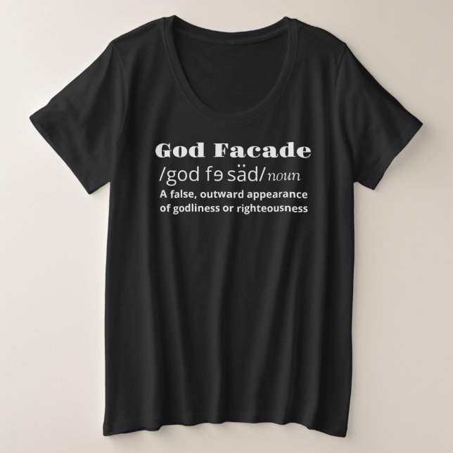 African American God facade (Anverso del diseño)