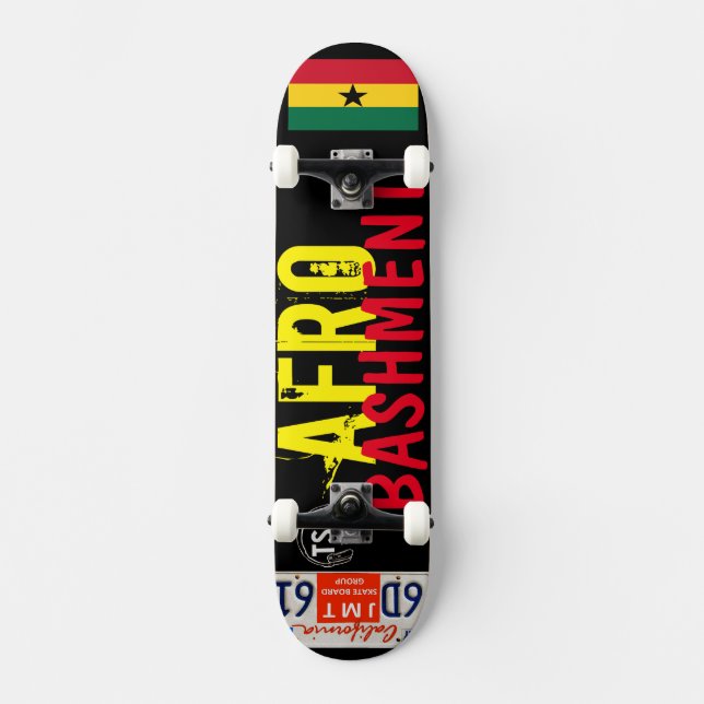 AFRO BAHMENT JMT USA Skateboard (Anverso)