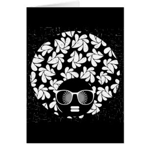 Afro Diva Blanco y Negro