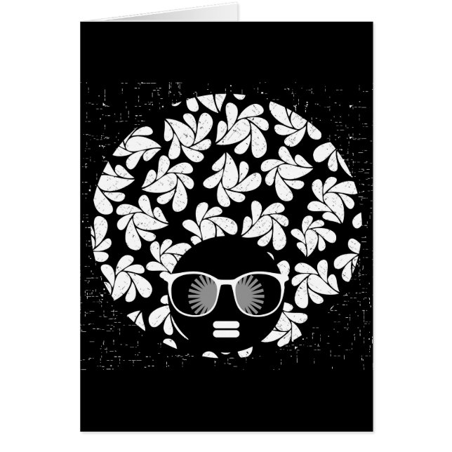 Afro Diva Blanco y Negro (Frente)