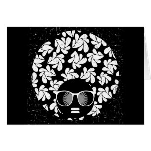 Afro Diva Blanco y Negro