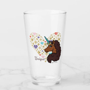 Afro Unicornio   Diseño de corazón único