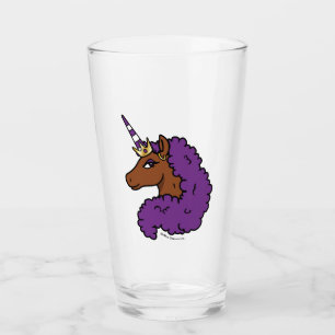 Afro Unicornio púrpura