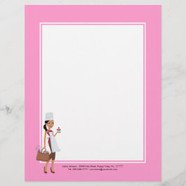 Afroamericano #1 del papel con membrete de la