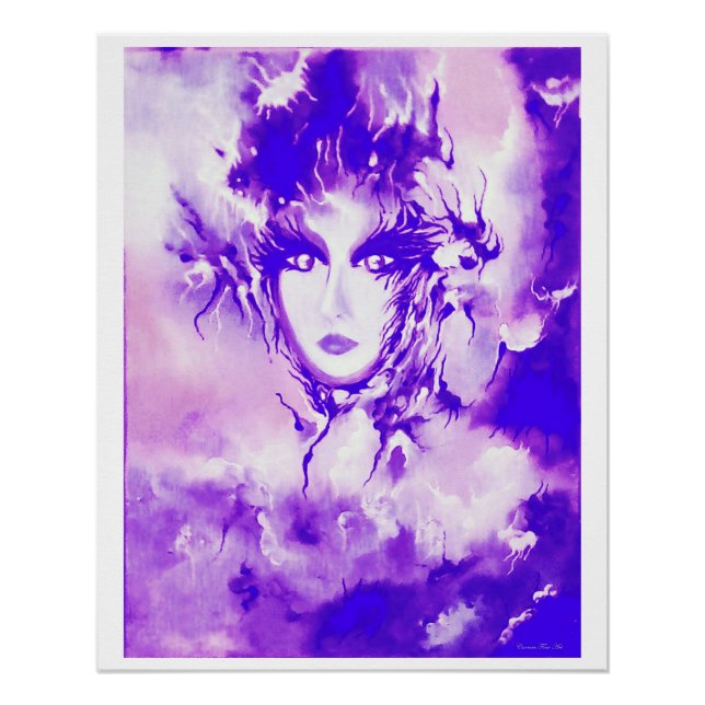 "Afrodita reflectante", Poster brillante (Anverso)