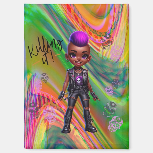 Afropunk matando imán (Anverso)