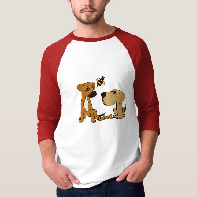 AG camisa linda de los amigos del perro del (Anverso)