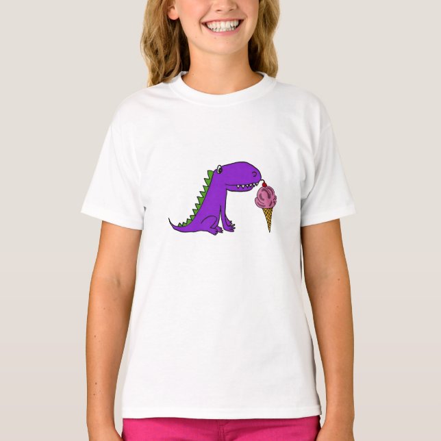 AG- Dinosaurio y camiseta de helado (Anverso)