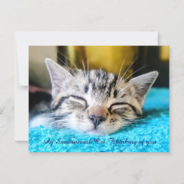 Ag Smaoineamh Ort Pensando en ti postal