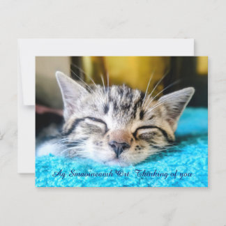 Ag Smaoineamh Ort Pensando en ti postal