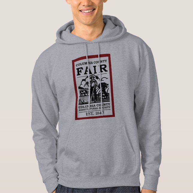 Ag Sociedad Hombre Sudadera Gris con Capucha (Anverso)
