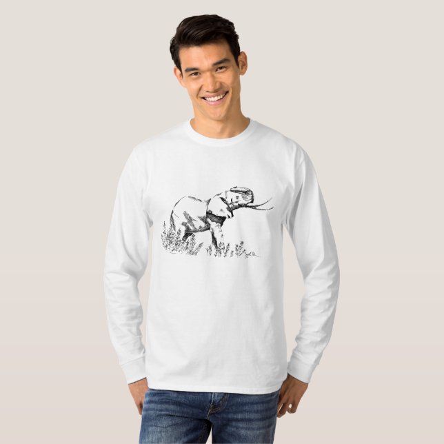 Agamemnon de los hombres - camiseta larga de la (Anverso completo)