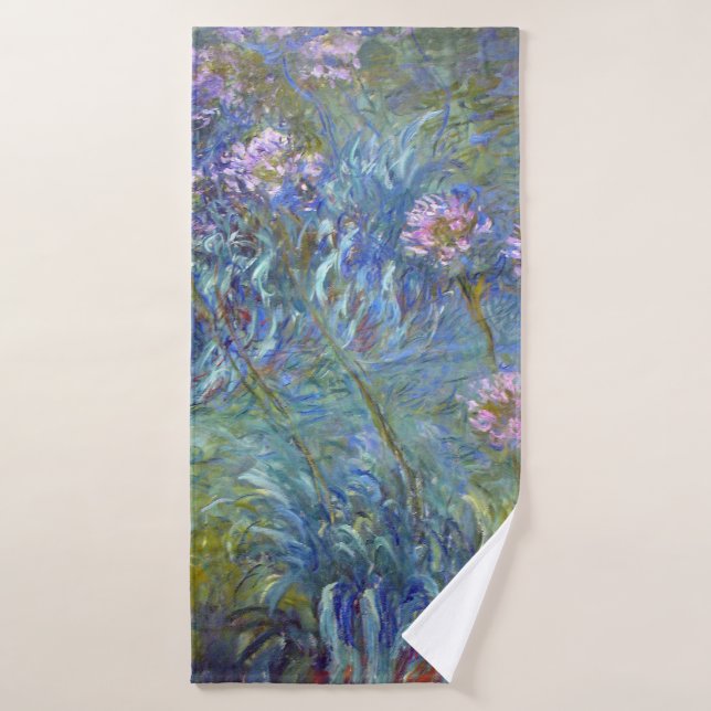 Agapanthus, Monet (Toalla de baño)
