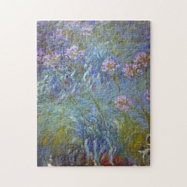 Agapanthus por Claude Monet Puzzle (Vertical)