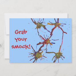 ¡Agarra tu smog! Pintar invitaciones de cumpleaños