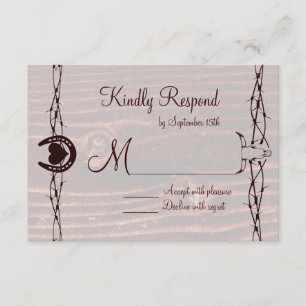 Agarra tus botes en el país Tarjetas RSVP occident