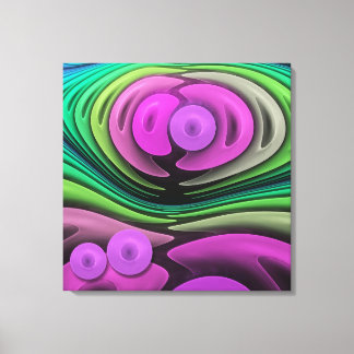 Agarrándose unos a otros, arte mural fractal abstr
