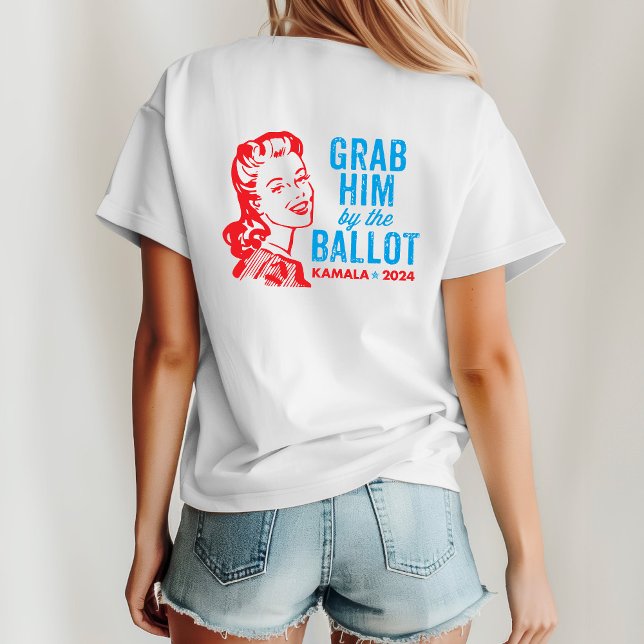 Agarrarlo por la papeleta - Graciosa Camisa Kamala (Subido por el creador)