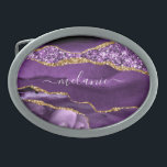 Agate la hebilla de la correa de oro púrpura con n<br><div class="desc">Hebilla personalizada personalizada del cinturón de nombres con hebillas de mazorca de Purpurina de oro violeta de color púrpura - Cumpleaños - Aniversario o Regalo Boda / Proveedor - Añadir su nombre - Texto o Eliminar - Hacer su regalo especial - Redimensionar y mover o eliminar y agregar texto /...</div>