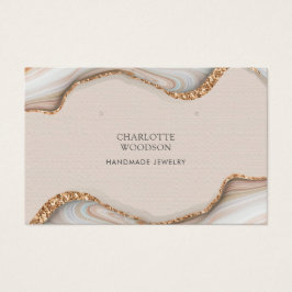 Agate Marble Rosa Rubor Geode Earl Horizontal