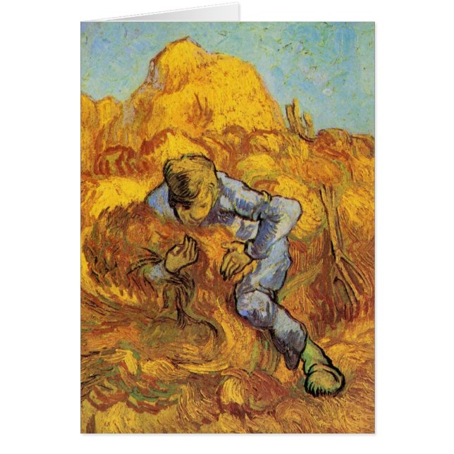 Agavilladora (según Millet) de Vincent van Gogh (Frente)