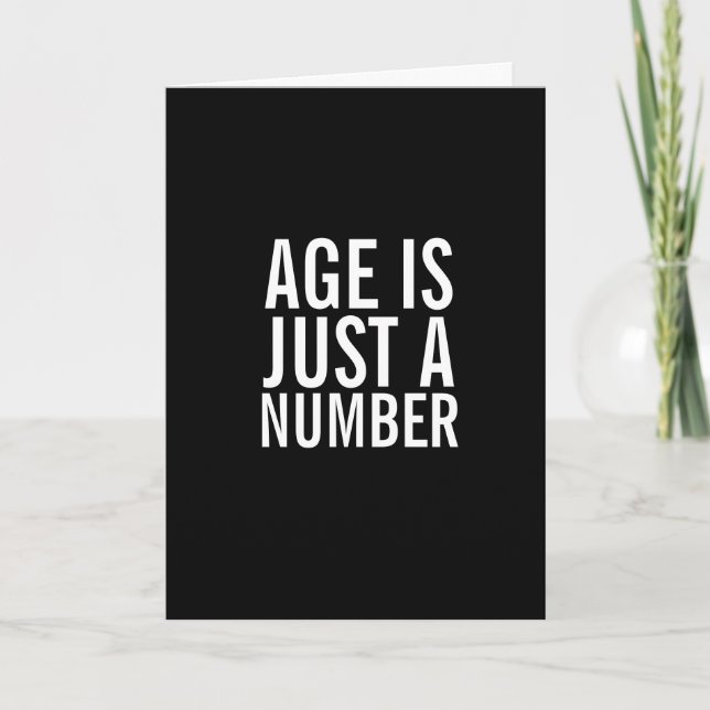 Age es una tarjeta de felicitación de cumpleaños d (Anverso)