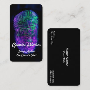 Agencia de detectives / Tarjeta de presentación de