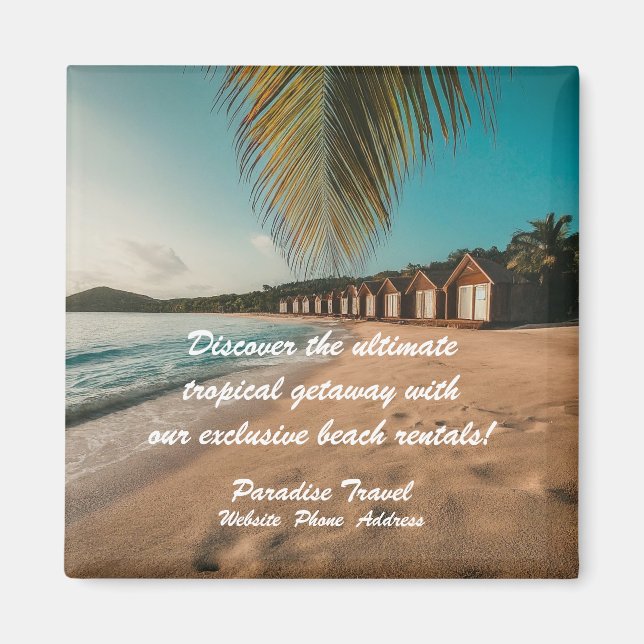 Agencia de Viajes Marketing Imán Tropical (Frente)
