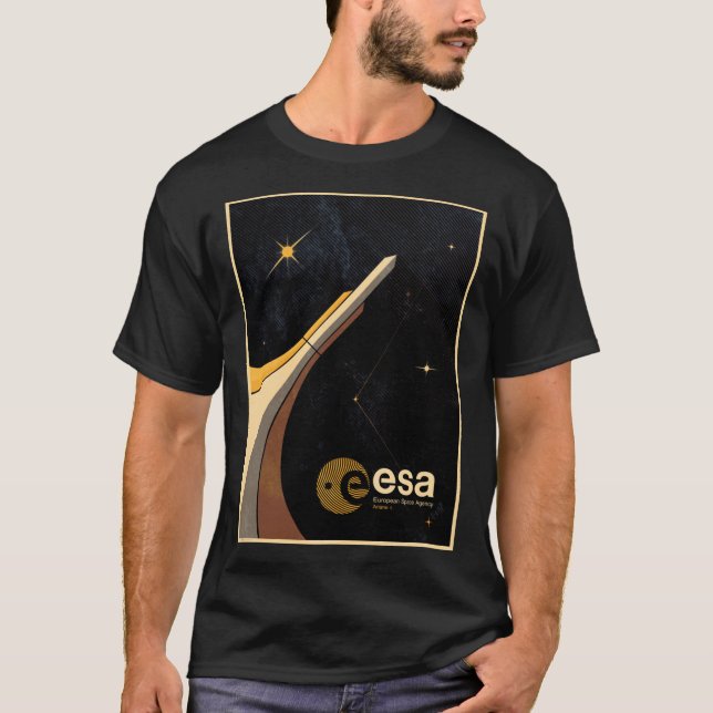 Agencia Espacial Europea Tributo a la camiseta clá (Anverso)