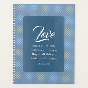 Agenda 1 Corintios 13:7 El Amor Todo Lo Soporta