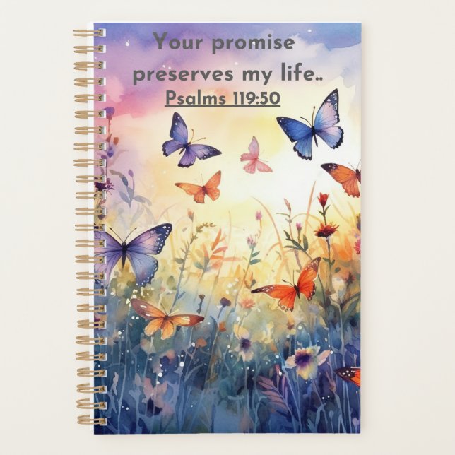 Agenda 1 Peter 5:7 Scripting. Te cuida Wildflowers (Anverso)