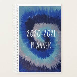Agenda 2020-2021 Planeador de tinte azul