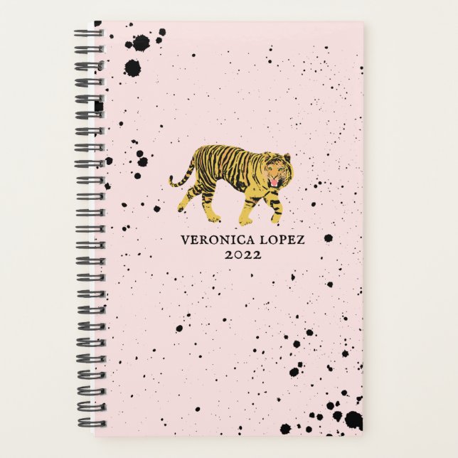 Agenda 2022 Año De La Placa Pintada Rosa Del Tigre (Anverso)