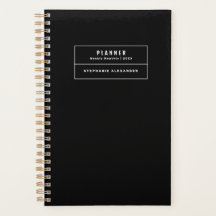 2023 Black White Business Weekly Mensual