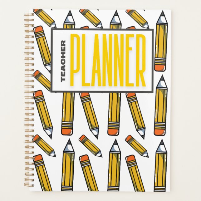 Agenda 2024-2025 Profesor Planner - Pencils (Anverso)